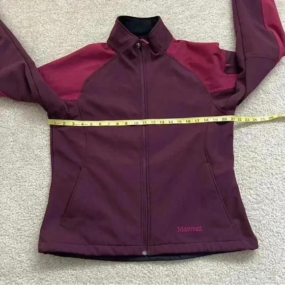 Marmot Alsek 2 Tone Mock Neck Full Zip Outdoor Jacket Soft Shell Women Size XL, - Picture 12 of 15